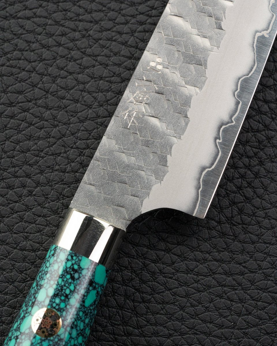NIGARA HAMONO SG2 Migaki Tsuchime Petty 150 mm tomatosharp