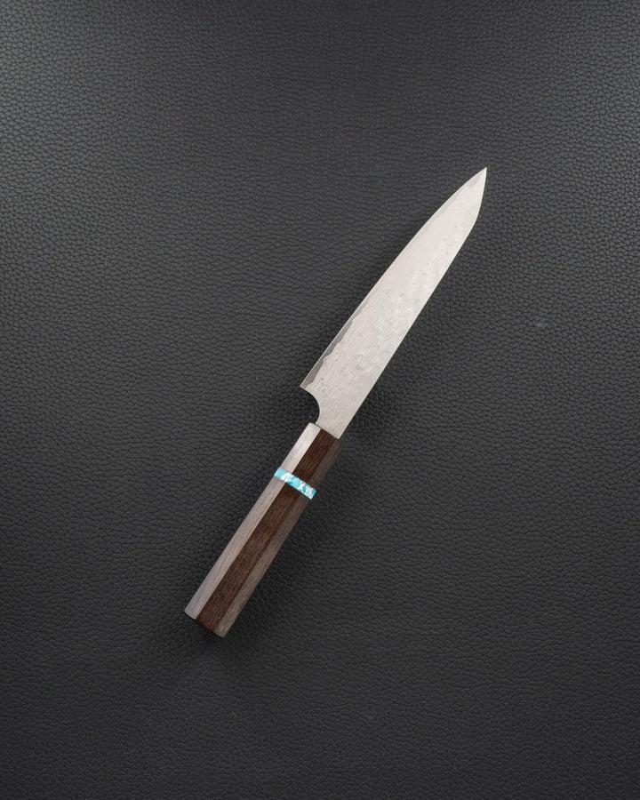 NIGARA HAMONO VGXEOS Ebony Turquoise Petty 150 mm tomatosharp