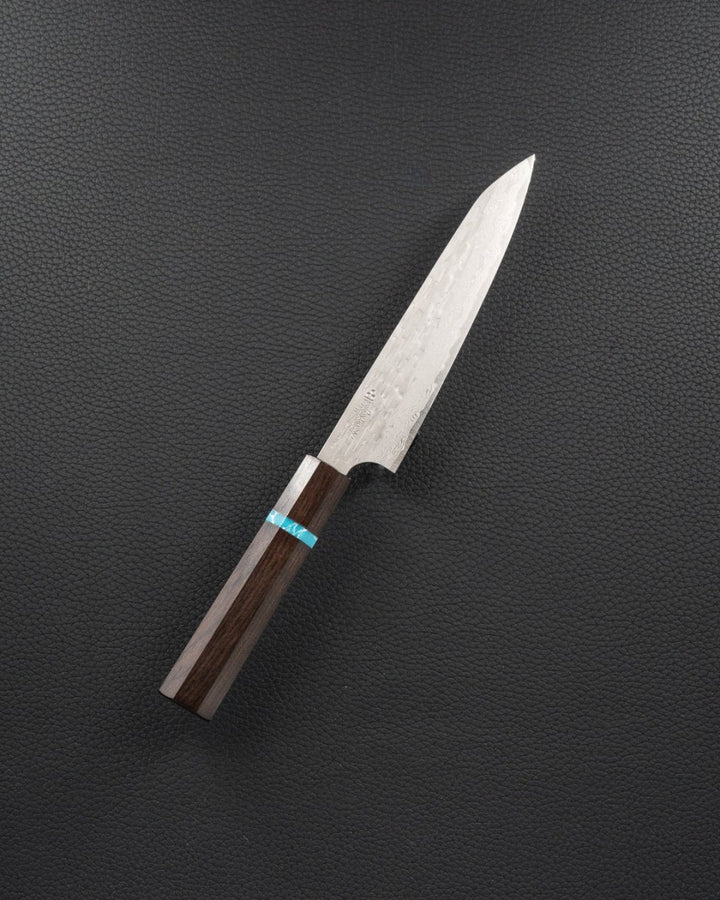 NIGARA HAMONO VGXEOS Ebony Turquoise Petty 150 mm tomatosharp