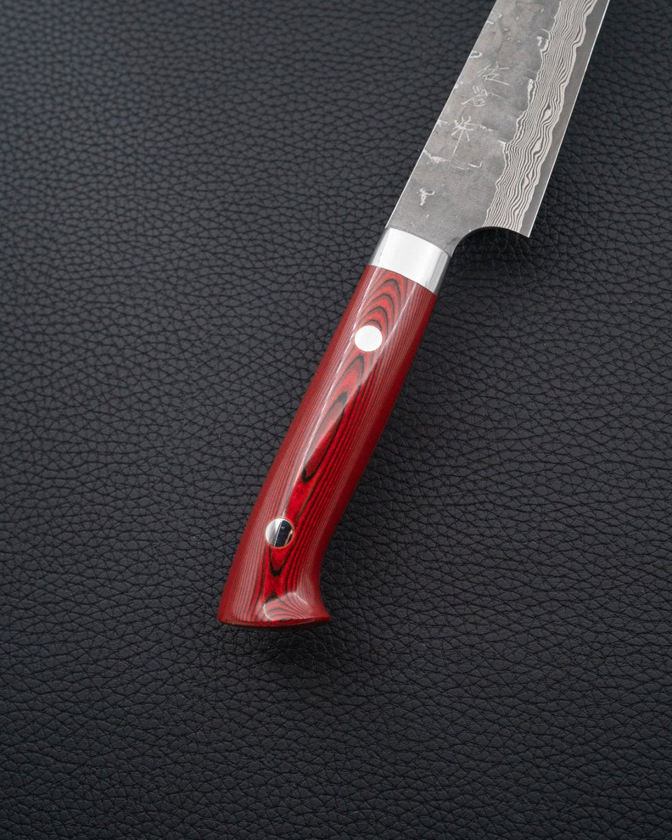 TAKESHI SAJI VG10 Cross Red Micarta Petty 150 mm tomatosharp
