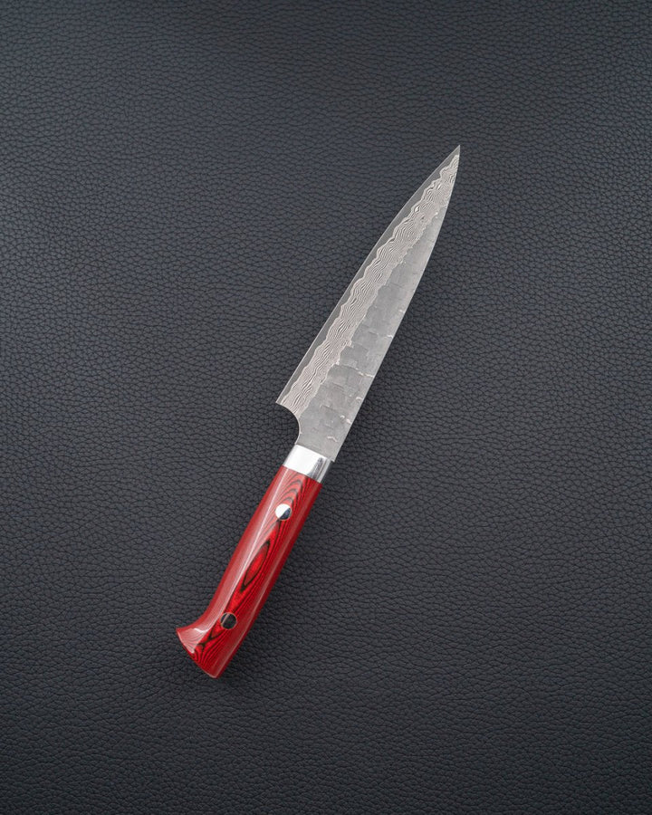 TAKESHI SAJI VG10 Cross Red Micarta Petty 150 mm tomatosharp