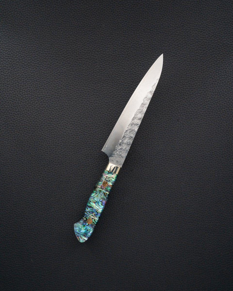 YOSHIMI KATO SG2 Minamo Abalone Petty 150 mm tomatosharp