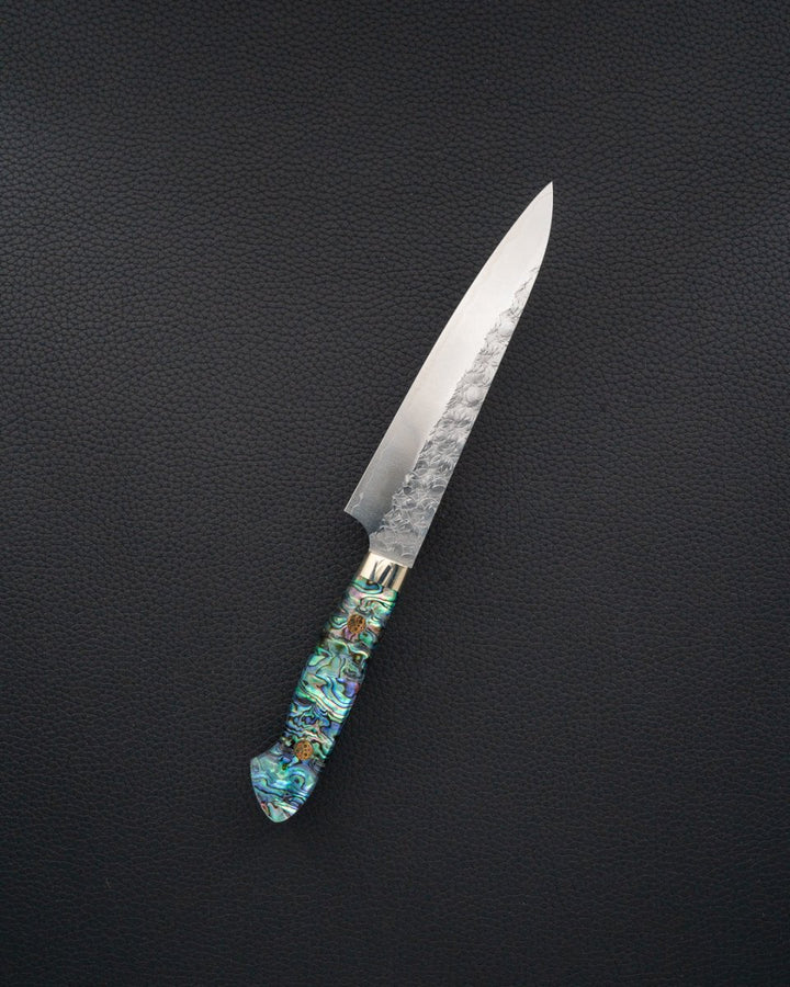 YOSHIMI KATO SG2 Minamo Abalone Petty 150 mm tomatosharp