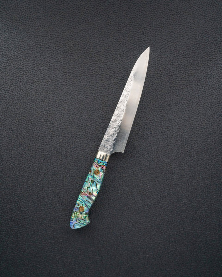 YOSHIMI KATO SG2 Minamo Abalone Petty 150 mm tomatosharp