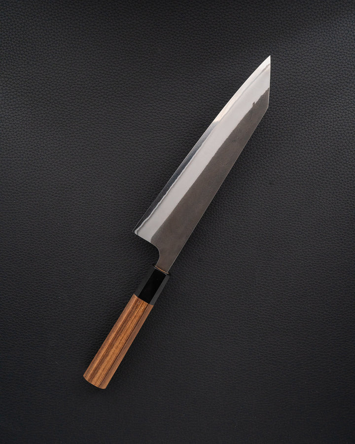YOSHIKANE HAMONO White2 Kuro Nashiji Kiritsuke Gyuto 210 mm