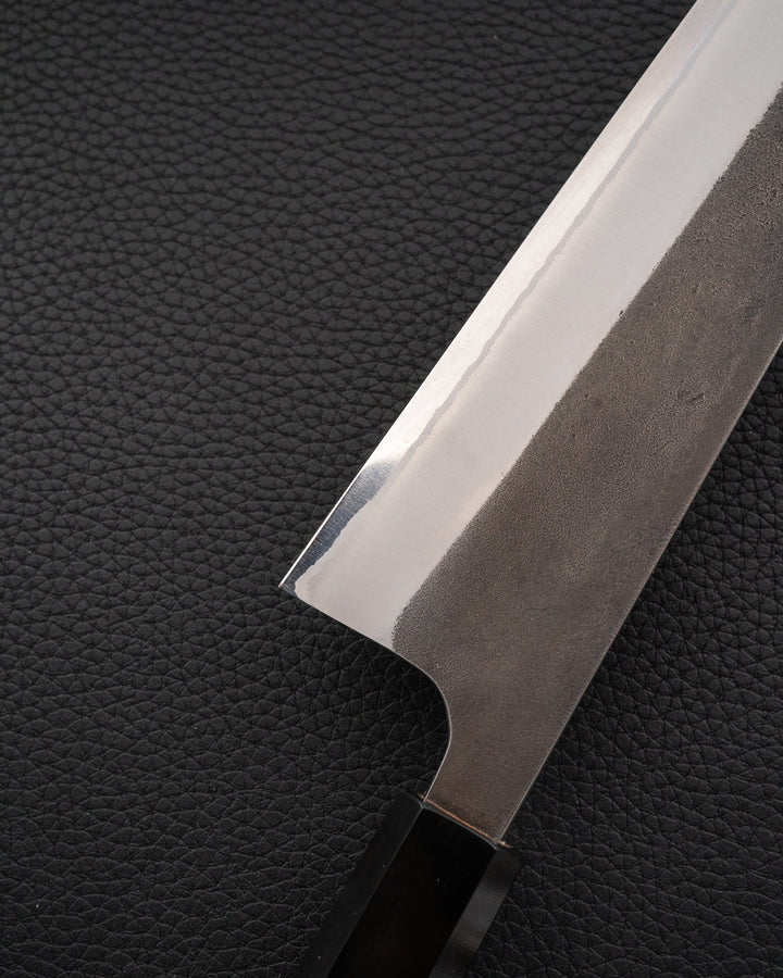 YOSHIKANE HAMONO White2 Kuro Nashiji Kiritsuke Gyuto 210 mm