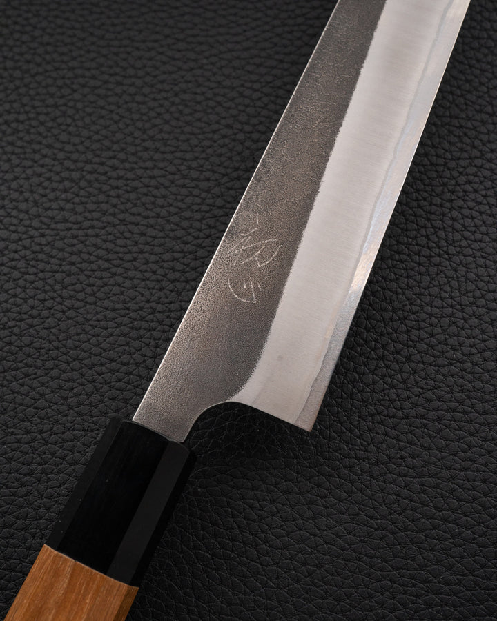 YOSHIKANE HAMONO White2 Kuro Nashiji Sujihiki 240 mm
