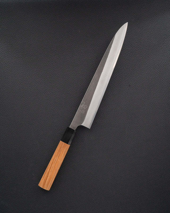 YOSHIKANE HAMONO White2 Kuro Nashiji Sujihiki 240 mm