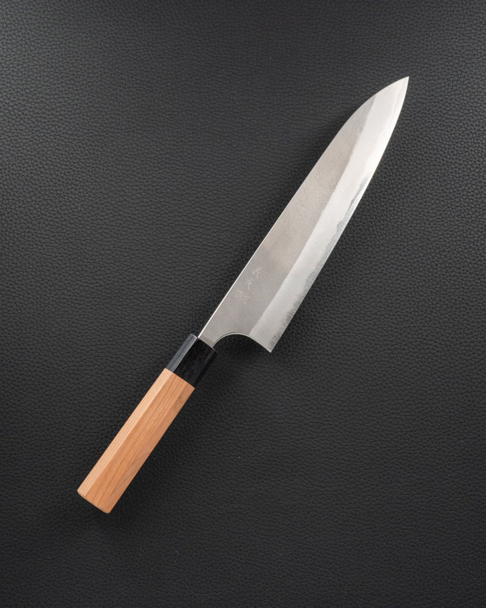 YOSHIMI KATO Aogami Super Nashiji Gyuto 210 mm tomatosharp