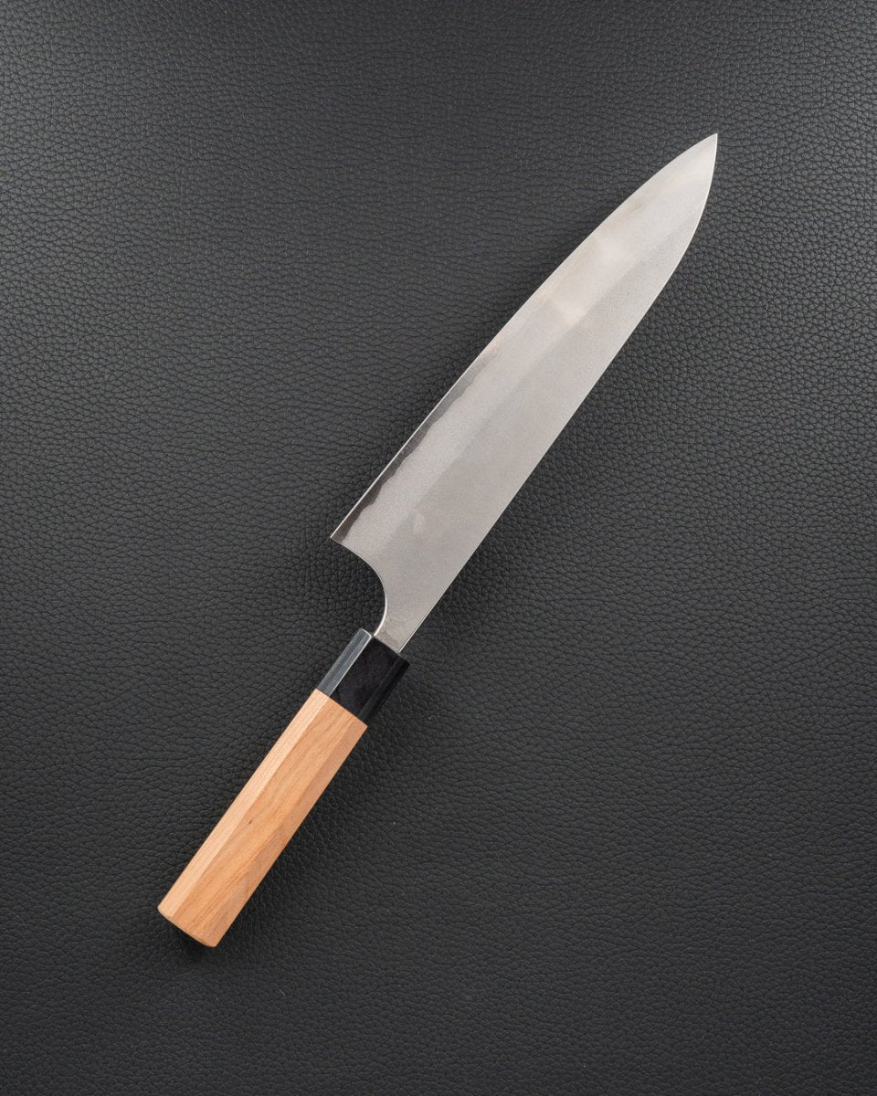 YOSHIMI KATO Aogami Super Nashiji Gyuto 210 mm tomatosharp