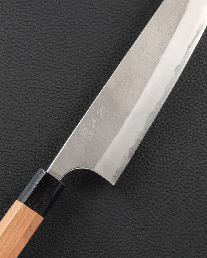 YOSHIMI KATO Aogami Super Nashiji Gyuto 210 mm tomatosharp