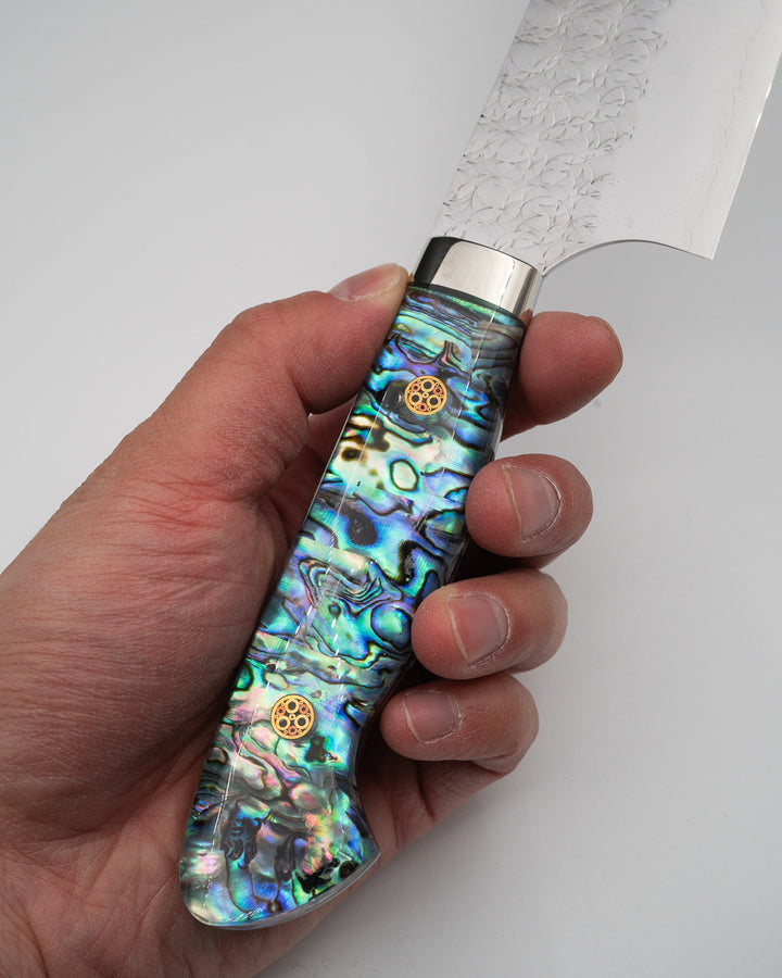 YOSHIMI KATO SG2 Minamo Abalone Bunka 170 mm