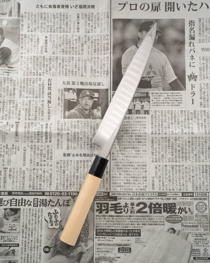 SAISEI NOS Kawajo Yanagiba 210 mm tomatosharp