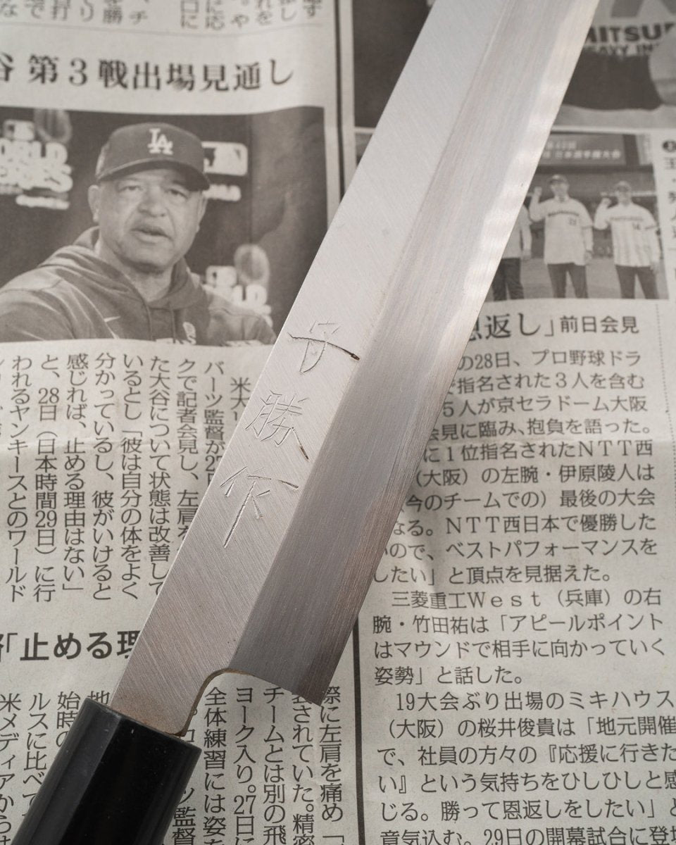 SAISEI NOS Morikatsu Yanagiba 240 mm tomatosharp