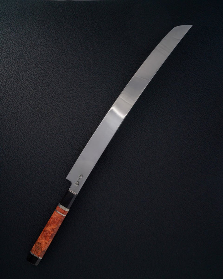 SAKAI TAKAYUKI Zangetsu Ginsan Mirror Yanagiba 360 mm tomatosharp