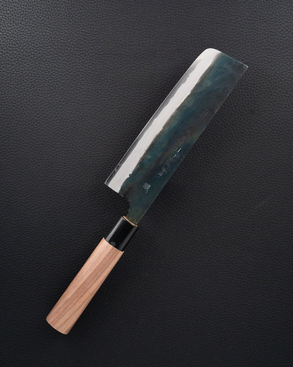 ZAKURI Aogami Super Chestnut Nakiri 165 mm tomatosharp