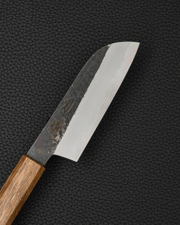 Grønnsakskniv 110 mm, HADO x SAISEI Sumi Black Oak "Hi - Chin" Shou - Santoku HADO