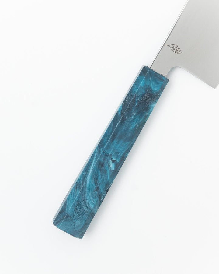 Grønnsakskniv 170 mm, SAISEI IRO Hav Nakiri tomatosharp