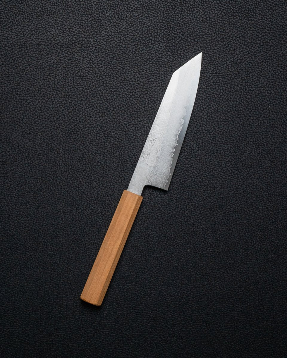 HADO Ginsan Damascus Kiritsuke Santoku 180 mm tomatosharp