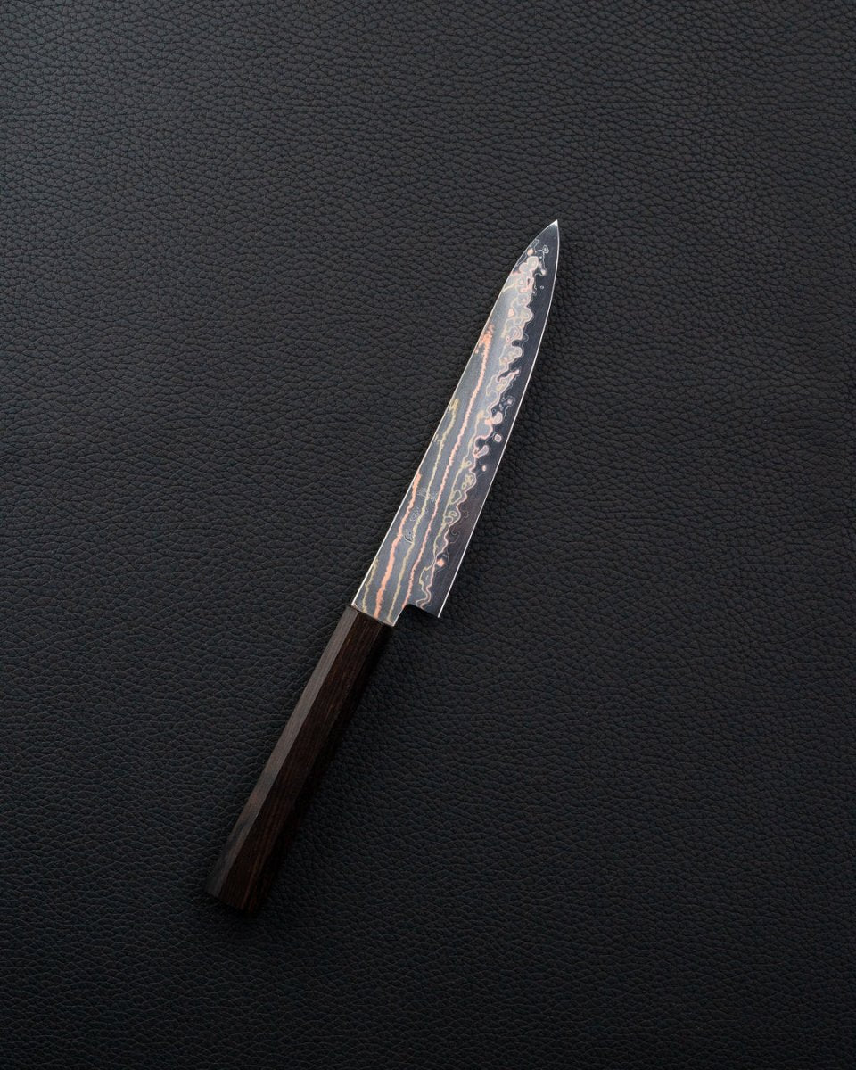 HATSUKOKORO Hayabusa Rainbow Damascus Petty 150 mm Hatsukokoro