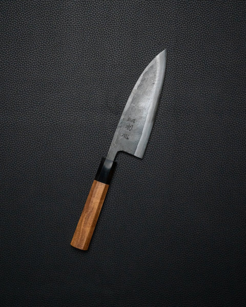 HATSUKOKORO Kurokaze Kurouchi Iron Clad Double Bevel Deba 165 mm Hatsukokoro