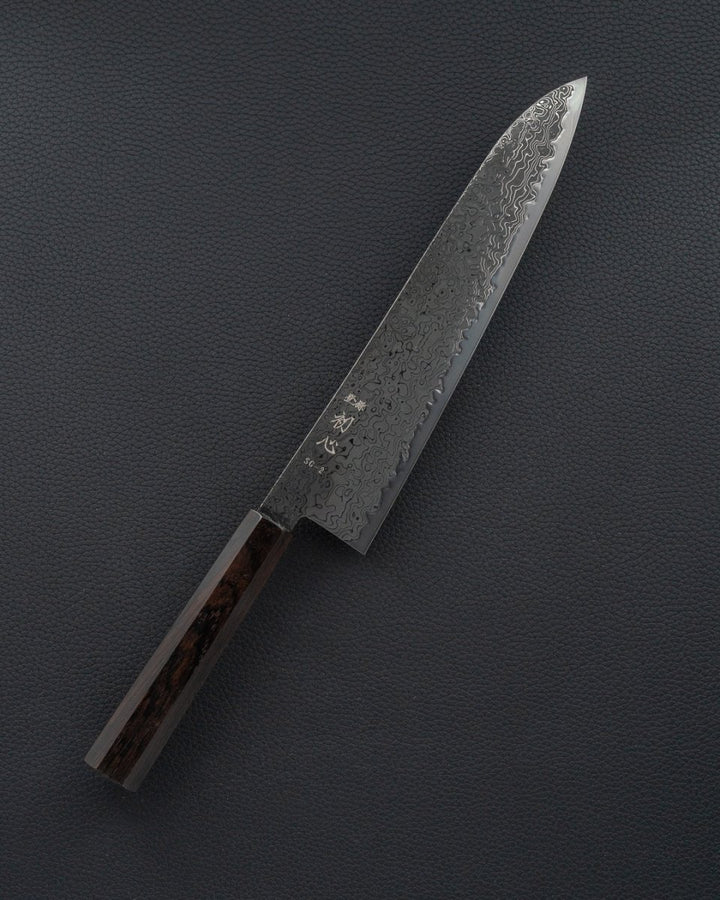 HATSUKOKORO Ryuhyo Kurozome SG2 Damascus Gyuto 240 mm Hatsukokoro