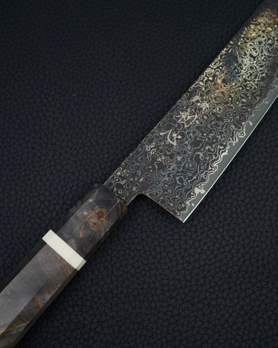 HATSUKOKORO Saihyo SG2 Damascus Nickel Damascus Gyuto 210 mm Hatsukokoro