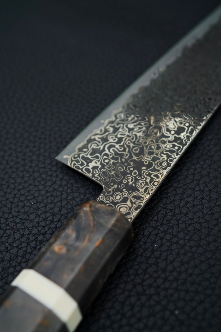 HATSUKOKORO Saihyo SG2 Damascus Nickel Damascus Gyuto 210 mm Hatsukokoro
