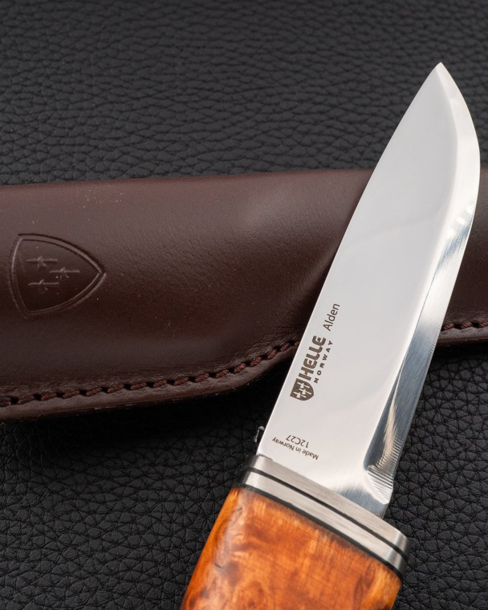 HELLE Alden Jaktkniv 105 mm tomatosharp