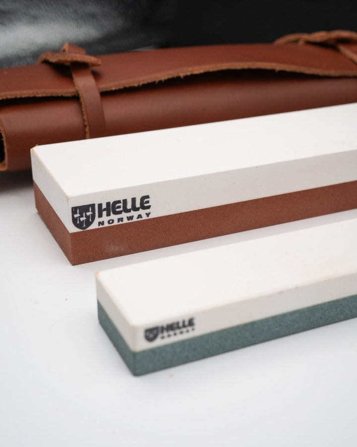 HELLE Slipestein stor med etui HELLE