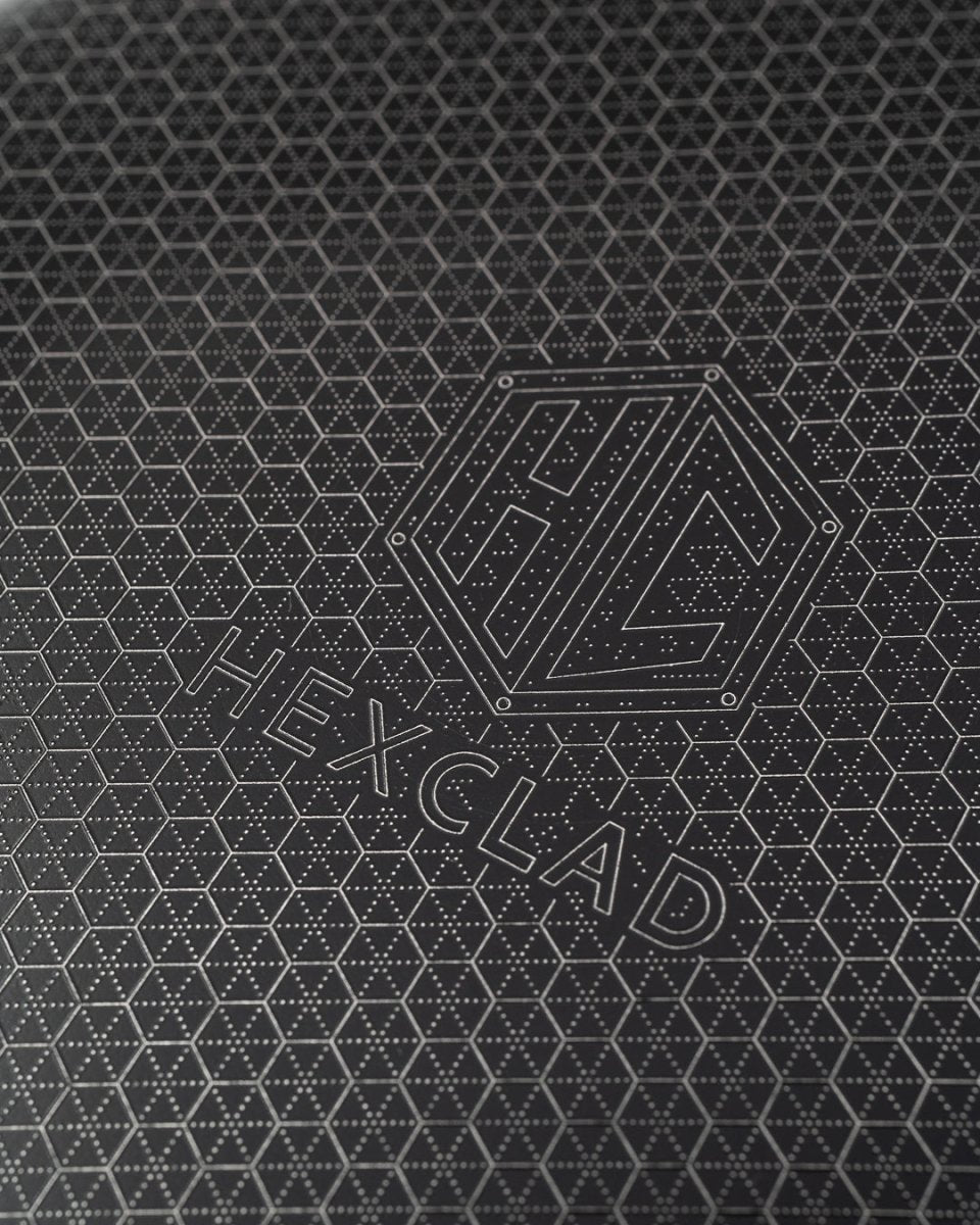 HEXCLAD Sett med 3 panner og 1 wok, 3 lokk tomatosharp