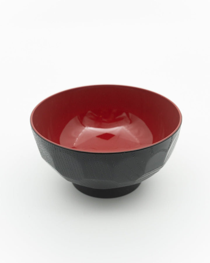 Japansk skål, Bølge rød – 10 cm Ishida