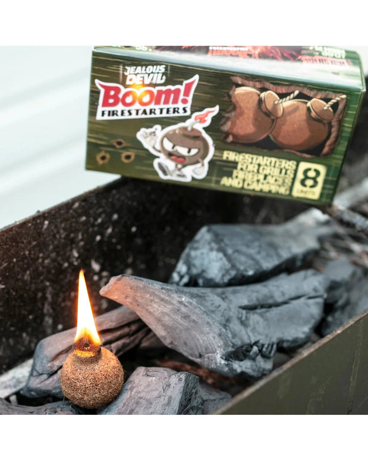 Jealous Devil BOOM! Firestarters opptenningsbriketter 8 - pack Jealous Devil