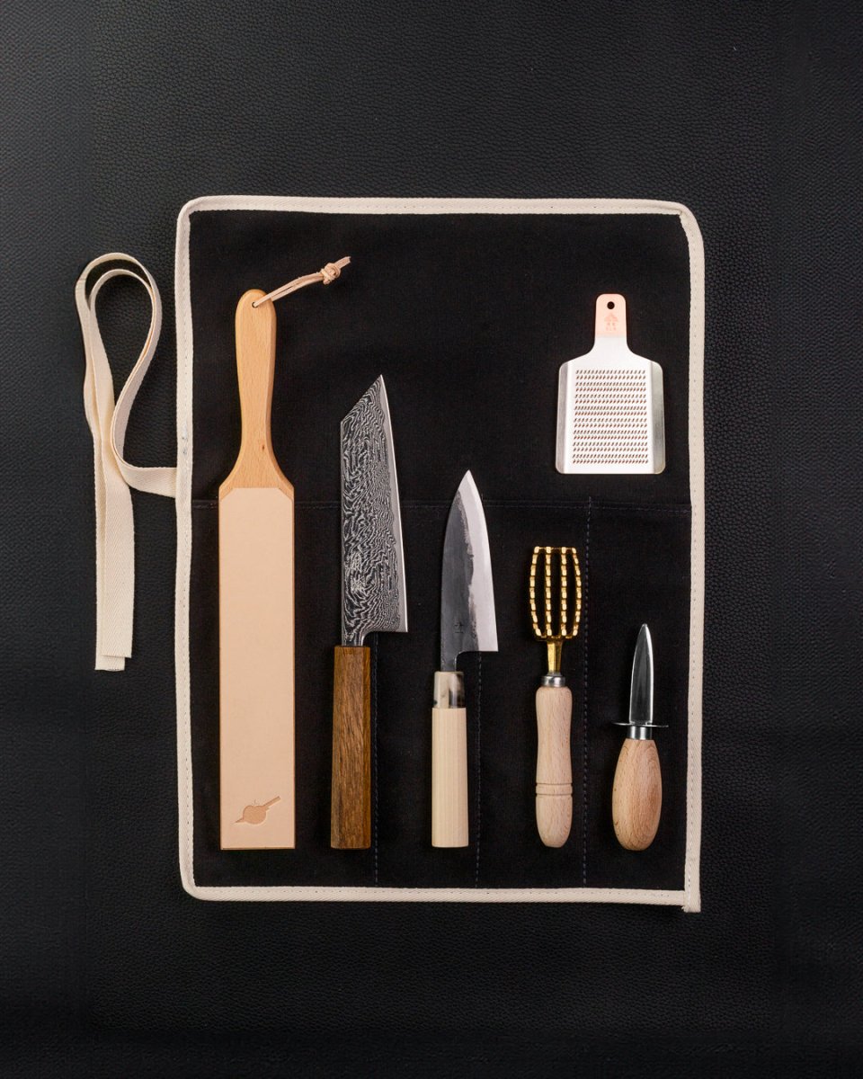 Knivrull for 4 kniver Fukui