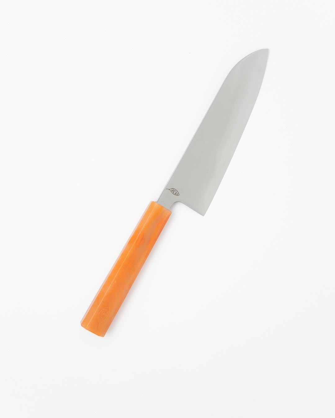 Kokkekniv 170 mm, SAISEI IRO Appelsin Santoku tomatosharp