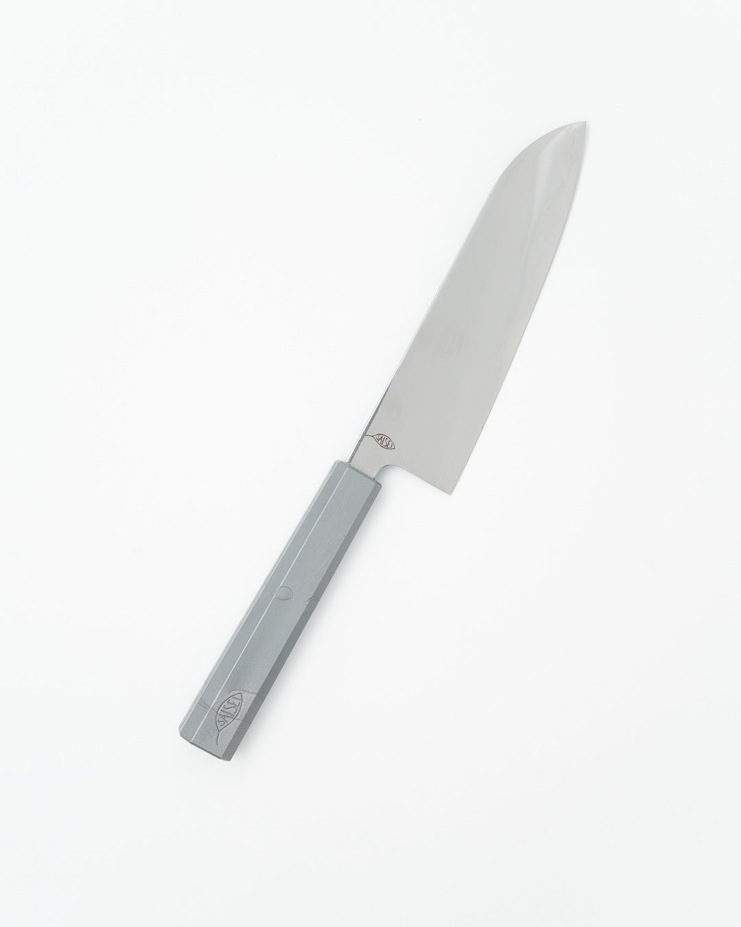 Kokkekniv 170 mm, SAISEI IRO Sølv Santoku tomatosharp