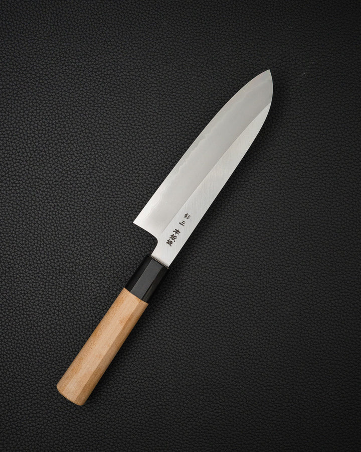 Kokkekniv 180 mm, HADO x SAISEI Ginsan "Laser Grind" Santoku HADO