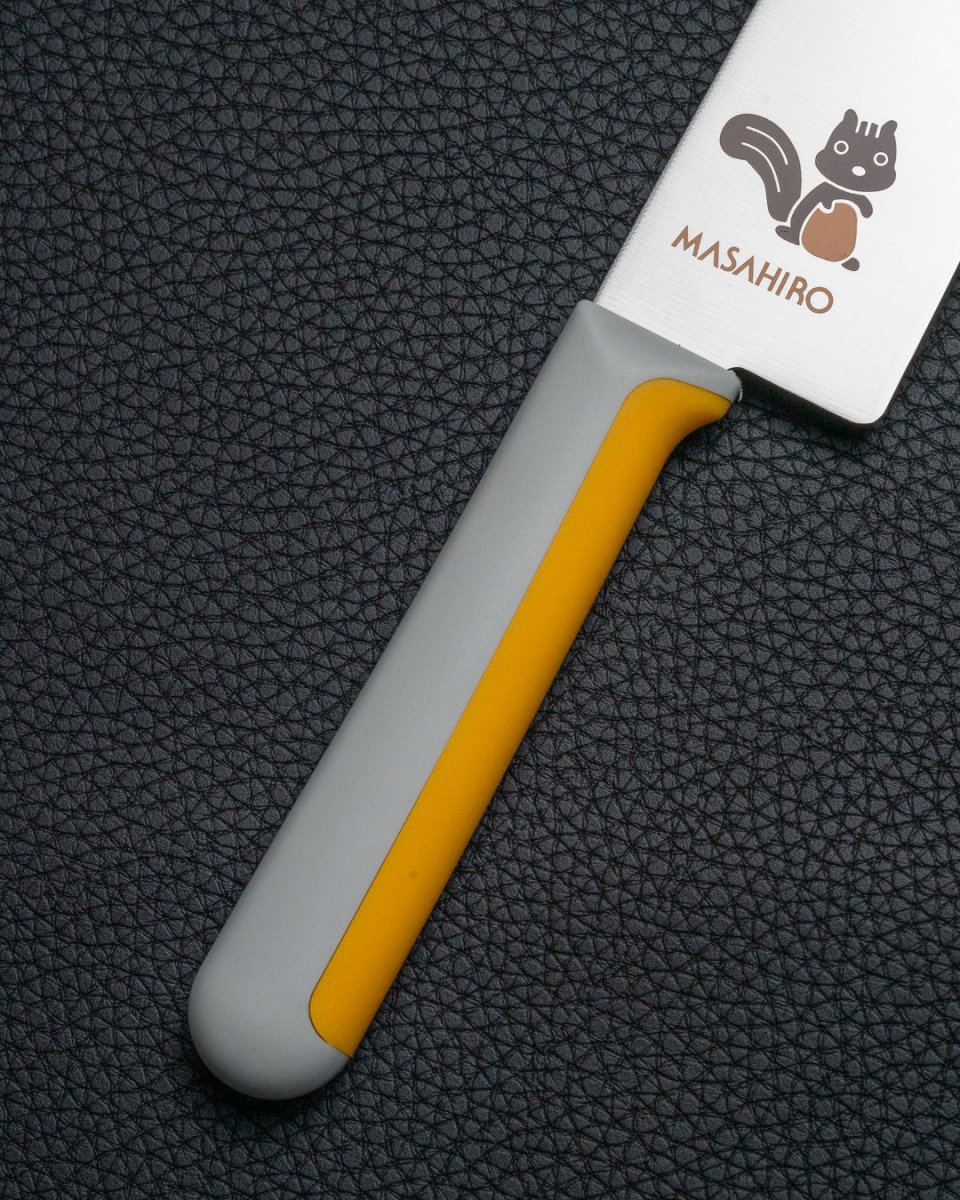MASAHIRO Barnekniv gul Ekorn 4 år Masahiro