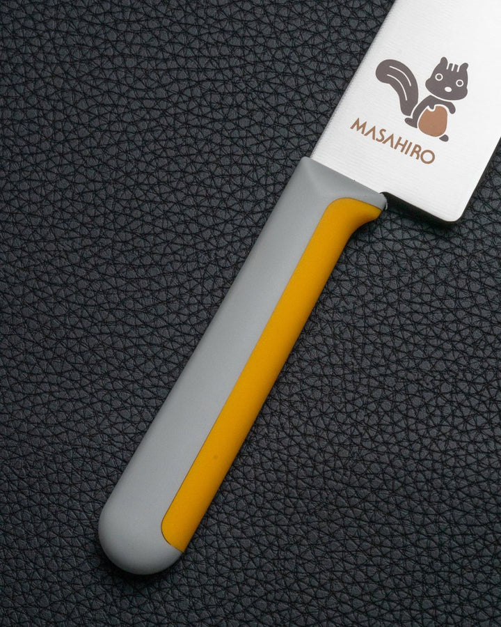 MASAHIRO Barnekniv gul Ekorn 4 år Masahiro
