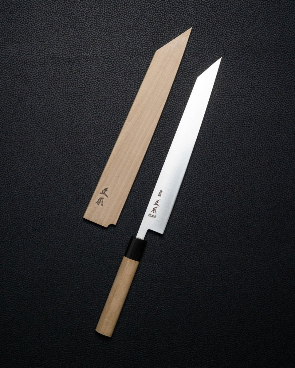MASAMOTO MV Kiritsuke Sujihiki 255 mm med Saya tomatosharp