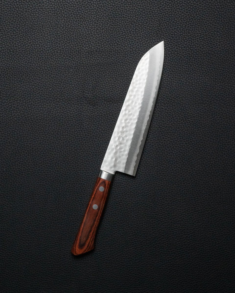 MASUTANI VG1 Tsuchime Santoku 180 mm tomatosharp
