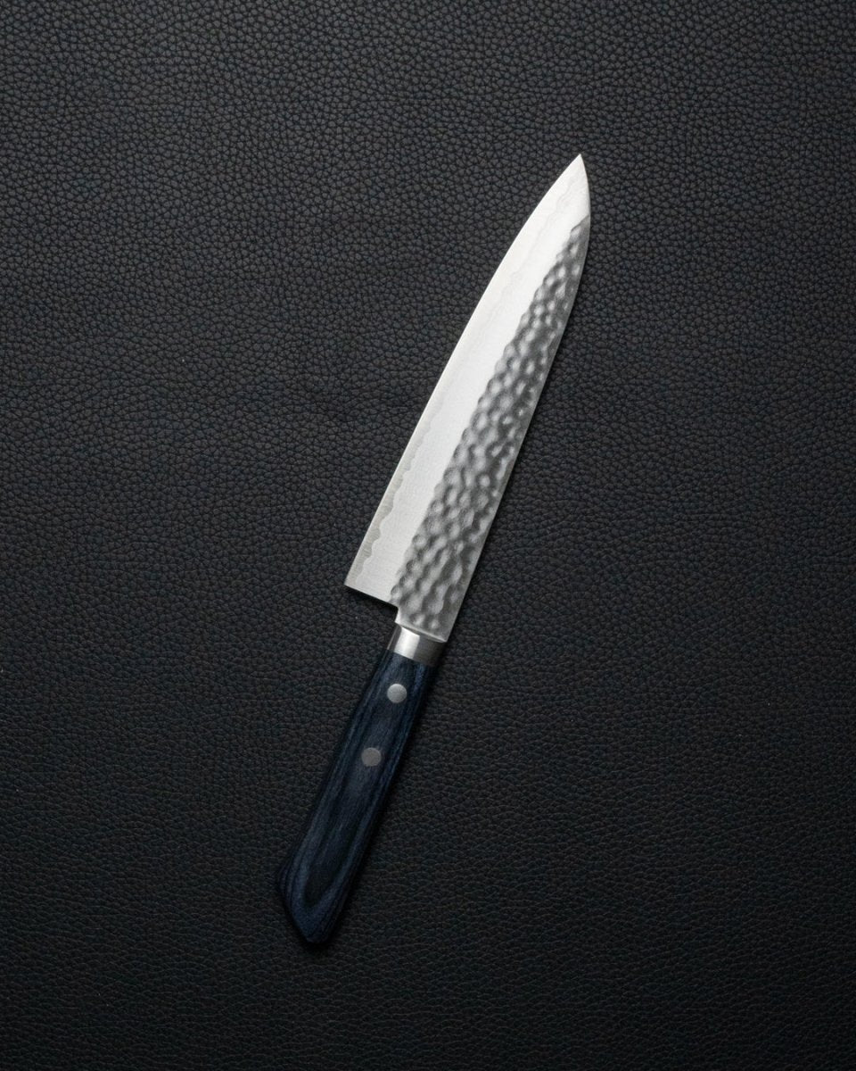 MASUTANI VG10 Kokuryu Damascus Tsuchime Gyuto 180 mm tomatosharp