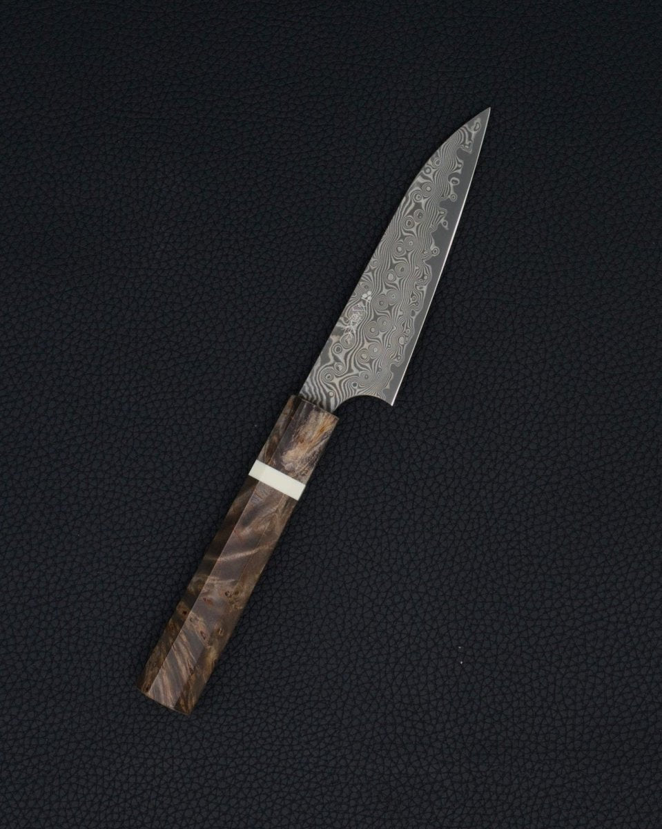 NIGARA HAMONO Anmon SG2 Raindrop Damascus Petty 120 mm NIGARA HAMONO