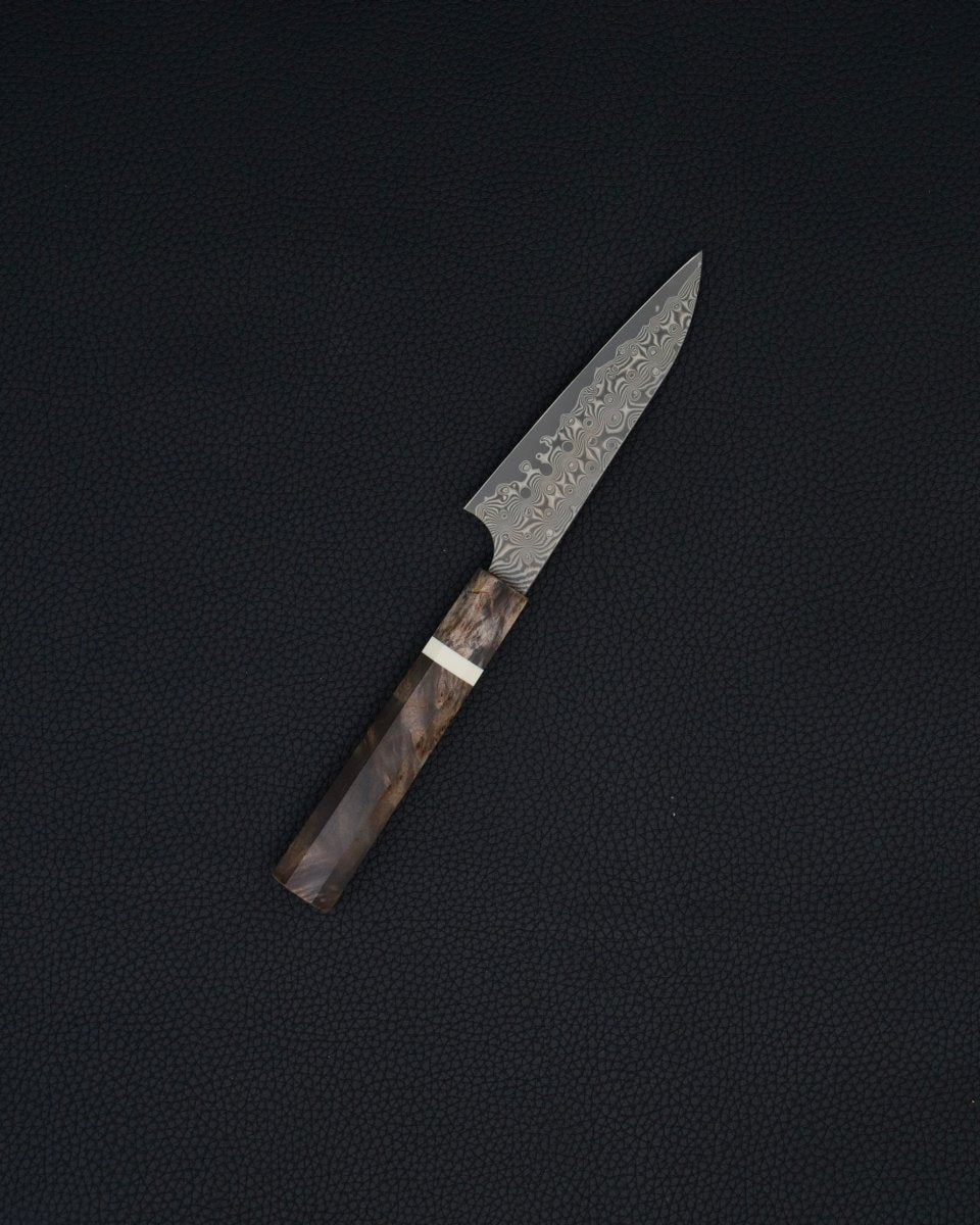NIGARA HAMONO Anmon SG2 Raindrop Damascus Petty 120 mm tomatosharp