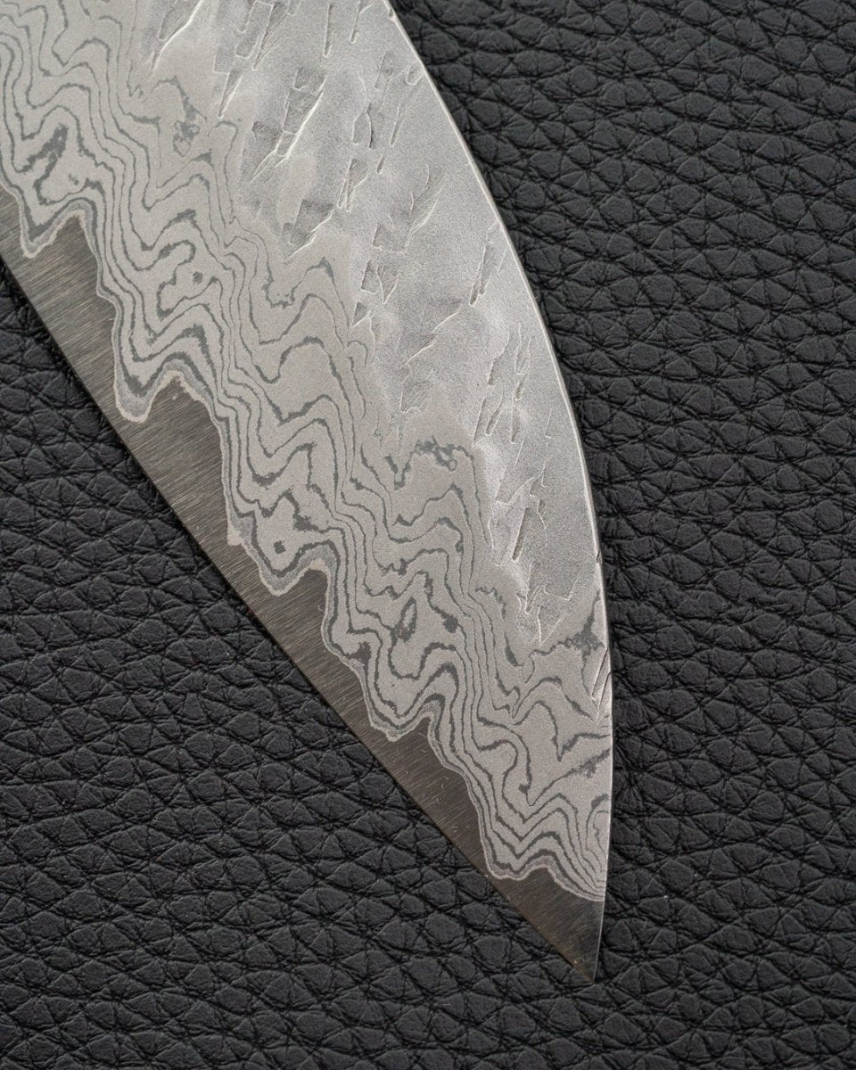 NIGARA HAMONO VG10 Tsuchime Damascus Gyuto ﻿210 mm tomatosharp
