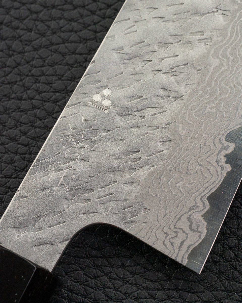NIGARA HAMONO VG10 Tsuchime Damascus Gyuto ﻿210 mm tomatosharp