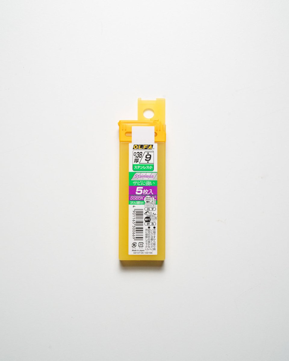 OLFA 9mm bryteblader rustfri 5pk OLFA