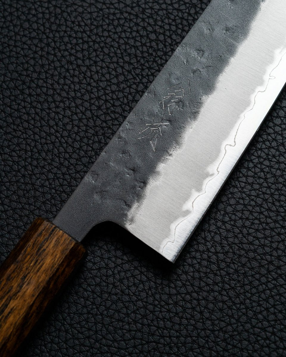 OUL Aogami Super Black Nashiji Gyuto 240 mm tomatosharp