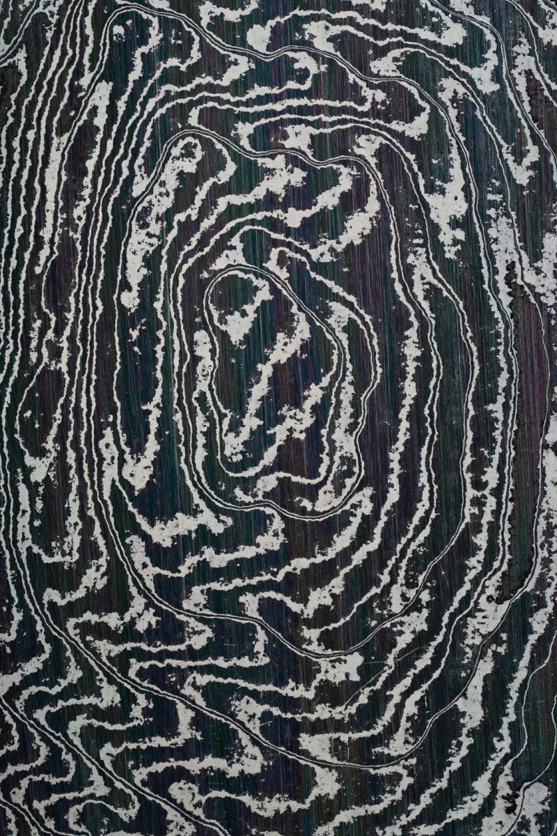 OUL Black Oak Uzu Damascus Gyuto 210 mm OUL