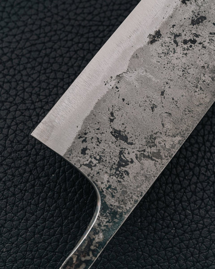 OUL Blue2 Kurouchi Nakiri knivblad 120 mm OUL